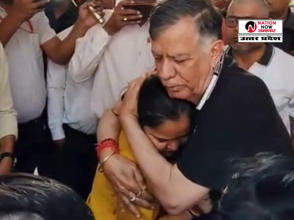 सतीश महाना ने शुभम की पत्नी को लगाया गले: ऐशन्या ने कहा – “मुझे भरोसा था कि भारतीय सेना बदला जरूर लेगी”- OPERATION SINDOOR