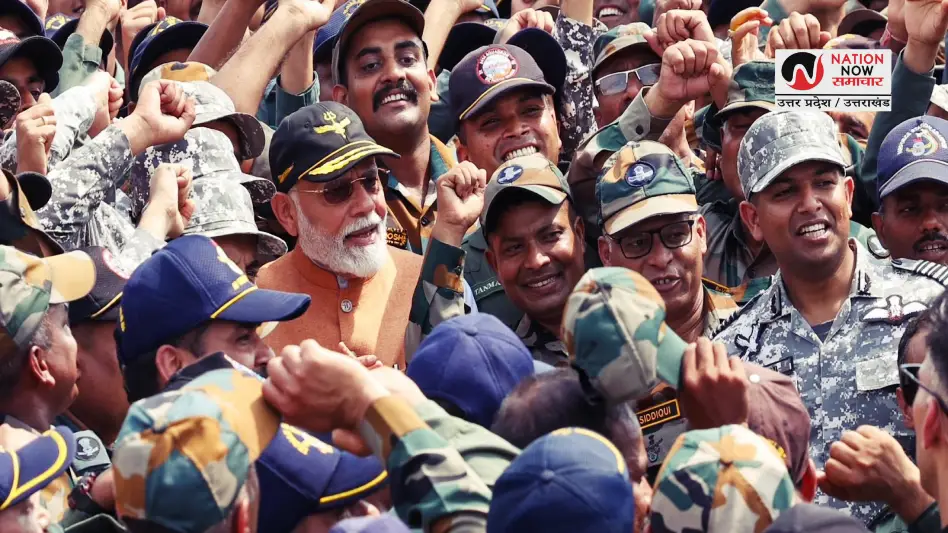 PM MODI VISITS ADAMPUR AIRBASE