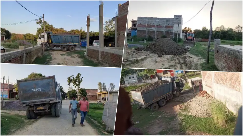 Balrampur Illegal soil mining: बलरामपुर में अवैध मिट्टी खनन का भंडाफोड़, JCB और डंपर के साथ माफिया दबोचे