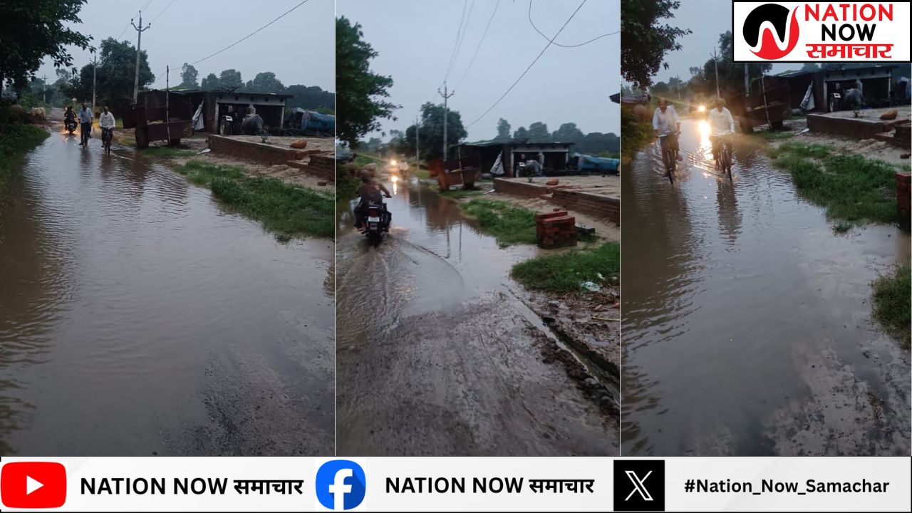 मलिहाबाद में बारिश बनी मुसीबत, गांवों में जलजमाव से ग्रामीण परेशान