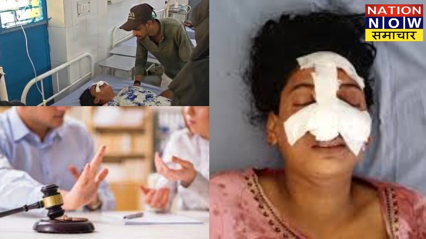 मुरादाबाद: पति ने तलाक के बाद पत्नी का नाक-होंठ काटे, आरोपी फरार