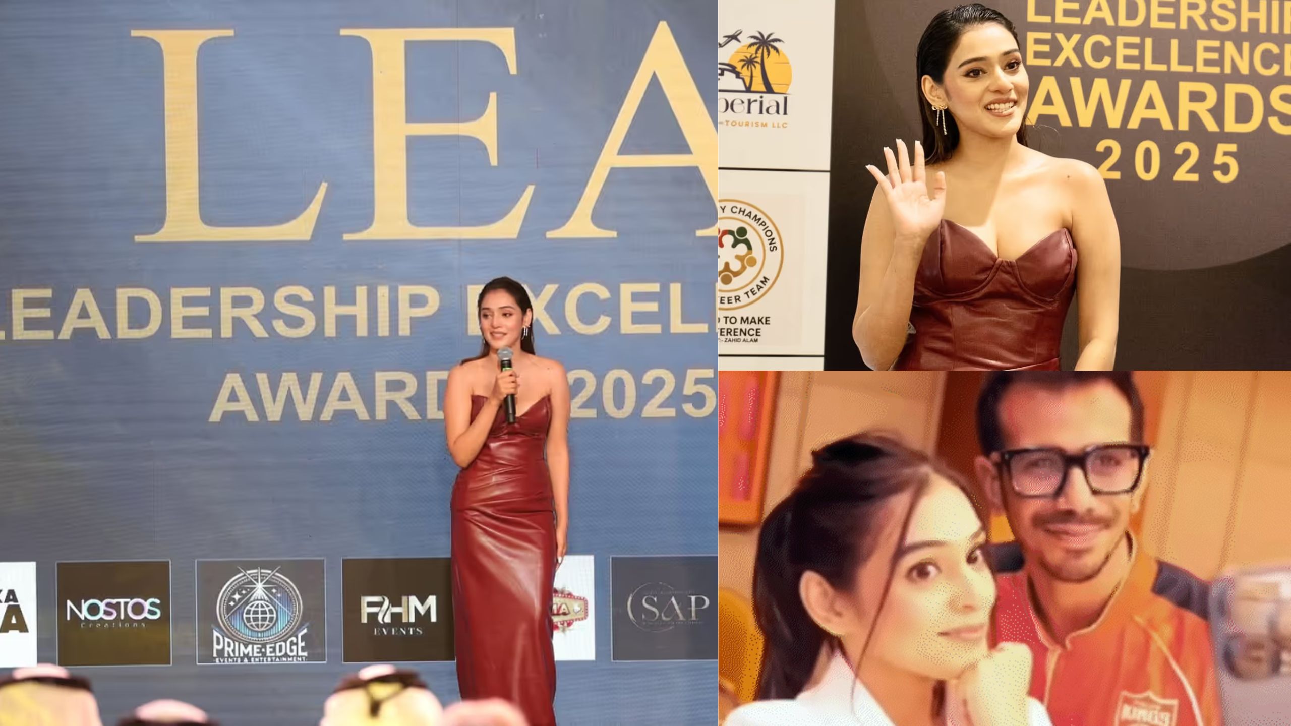 RJ Mahvash को मिला अवॉर्ड, चहल ने किया रिएक्ट | Viral Reaction!