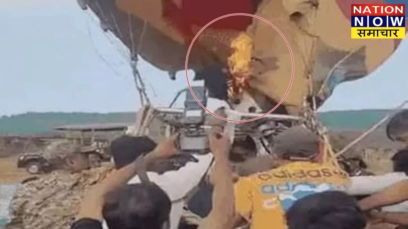 मंदसौर में सीएम मोहन यादव के हॉट एयर बैलून में लगी आग, बड़ा हादसा टला