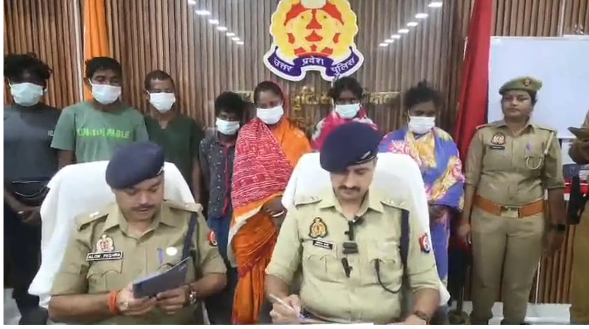 औरैया में ज्वेलर्स चोरी का खुलासा, तीन शातिर चोर गिरफ्तार, चोरी का माल बरामद