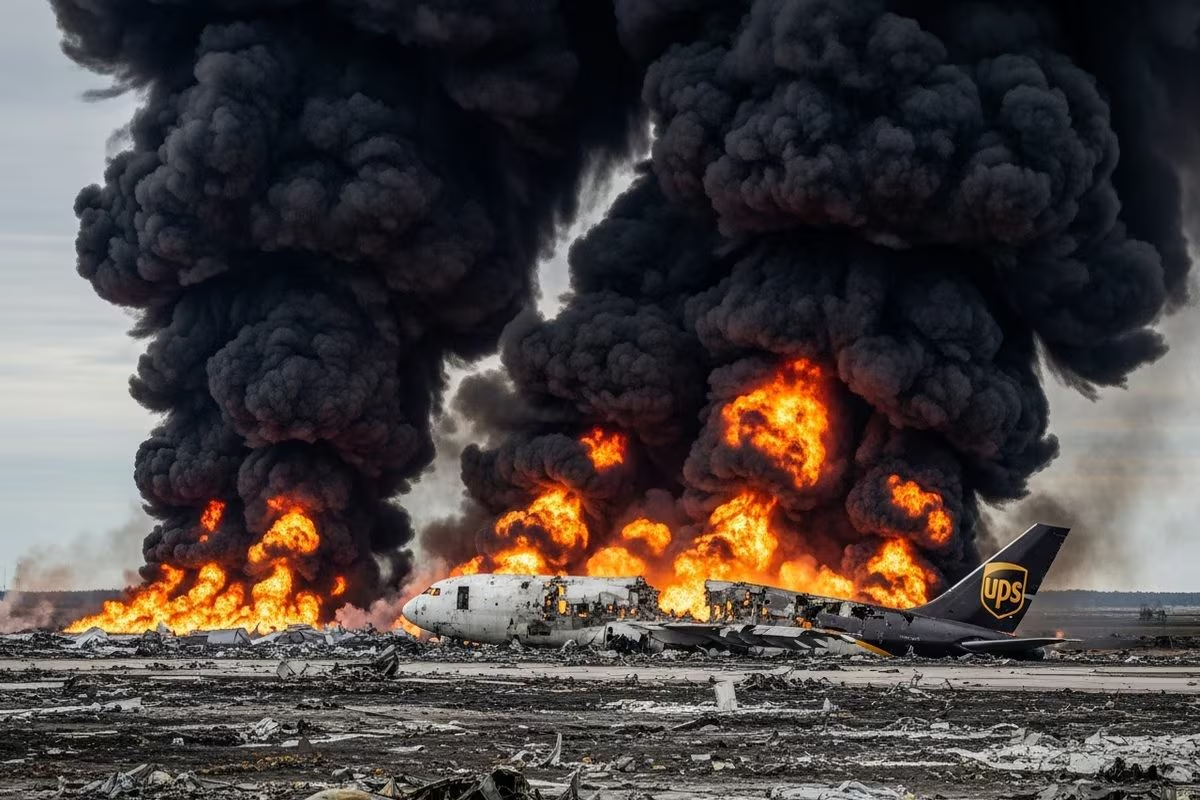 US Plane Crash: अमेरिका में बड़ा हादसा, लुइसविल एयरपोर्ट के पास UPS का विमान क्रैश